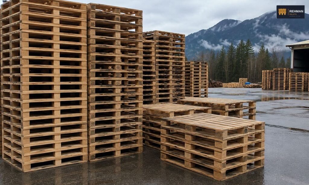 Wooden Pallets Chilliwack, BC — New, Used & Custom, Delivered Fast 3 Wooden Pallets Chilliwack BC